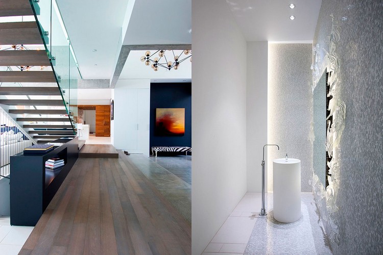 modern private house Groveland interior