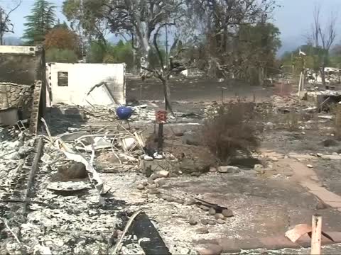 Residents Survey Wildfire Damages In California 14
