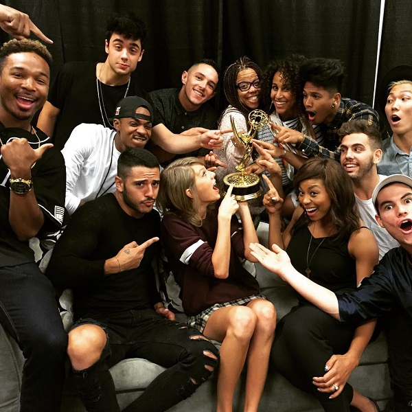 Taylor Swift Celebrates Emmy Win