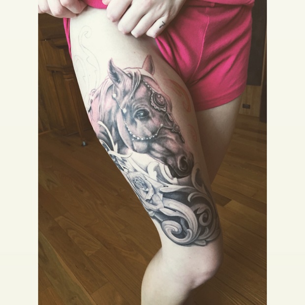 Equine tattoo 1