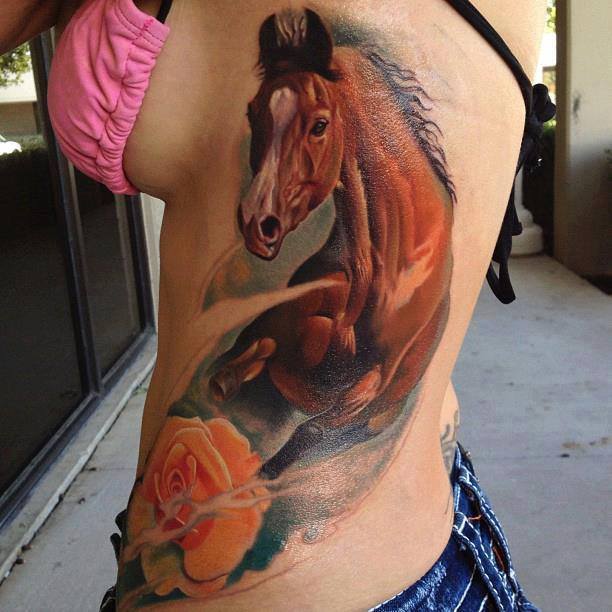 Equine tattoo style pics