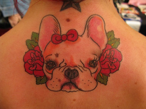French Bulldog tattoo 5