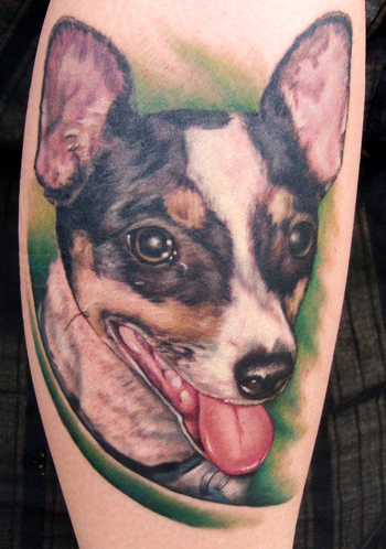 Jack Russell face pics tattoo