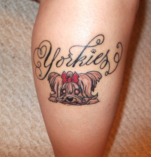 Yorkshire Terrier tattoo