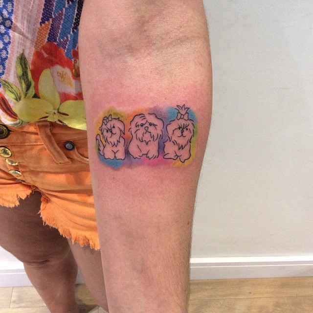 coll tattoos shih tzus