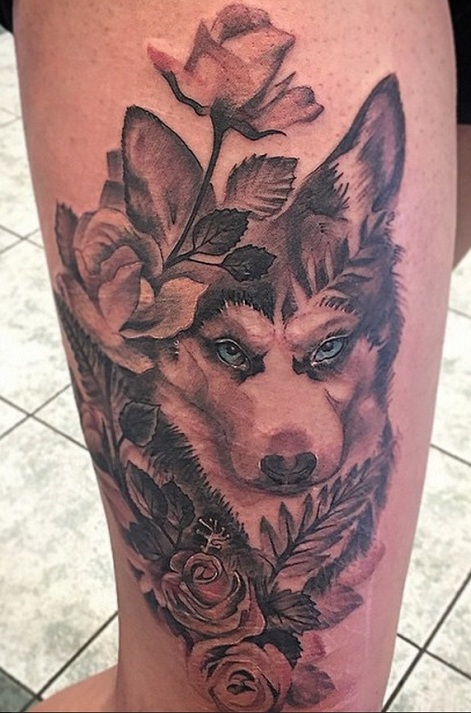 The 14 Coolest Husky Tattoo Designs In The World