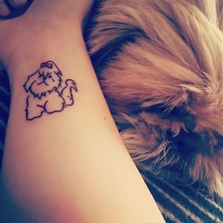 little shih tzu tattoo pics