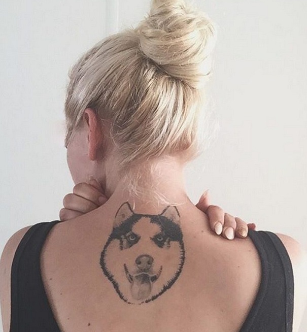 tattoo husky back
