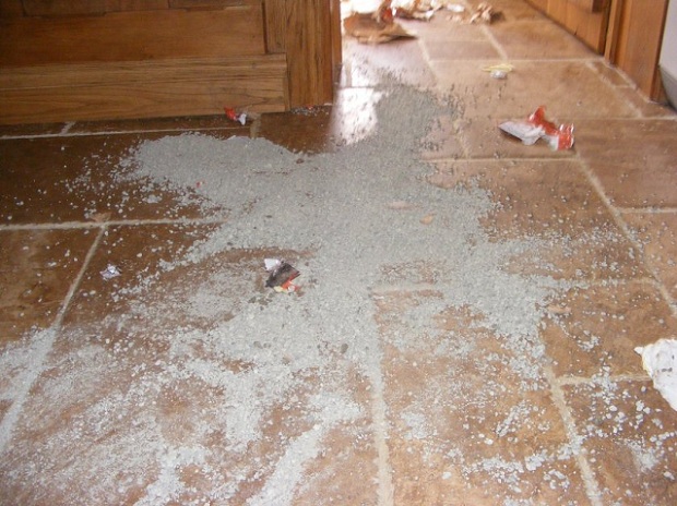 dirty floor