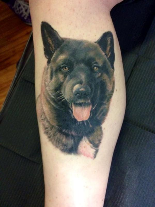 akita dog tattoo pics idea