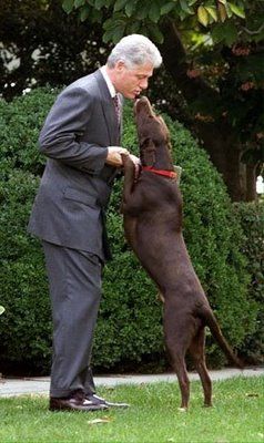 Bill Clinton and Buddy