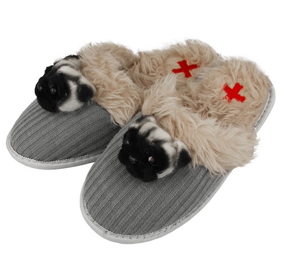 fuzzy as heck slippers.