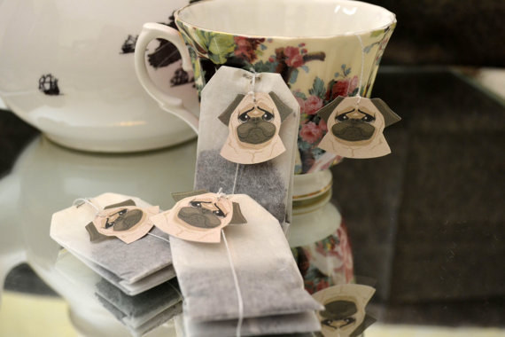 pug tea mugs