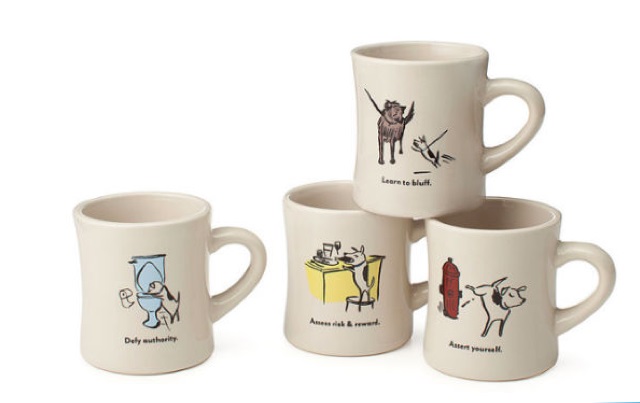 Bad Dog Diner Wisdom Mugs
