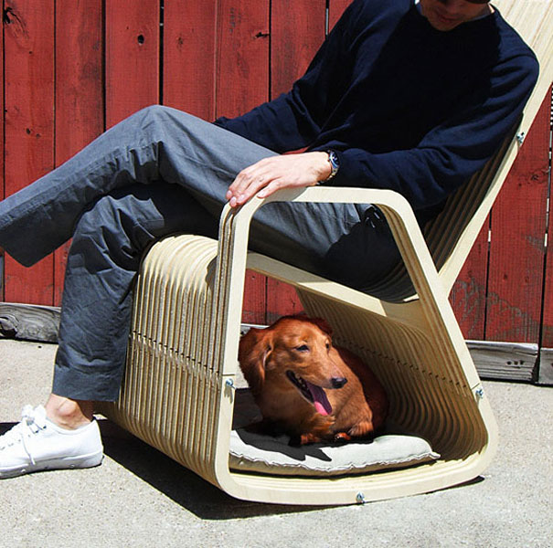 Pet and Person Rocking Chair