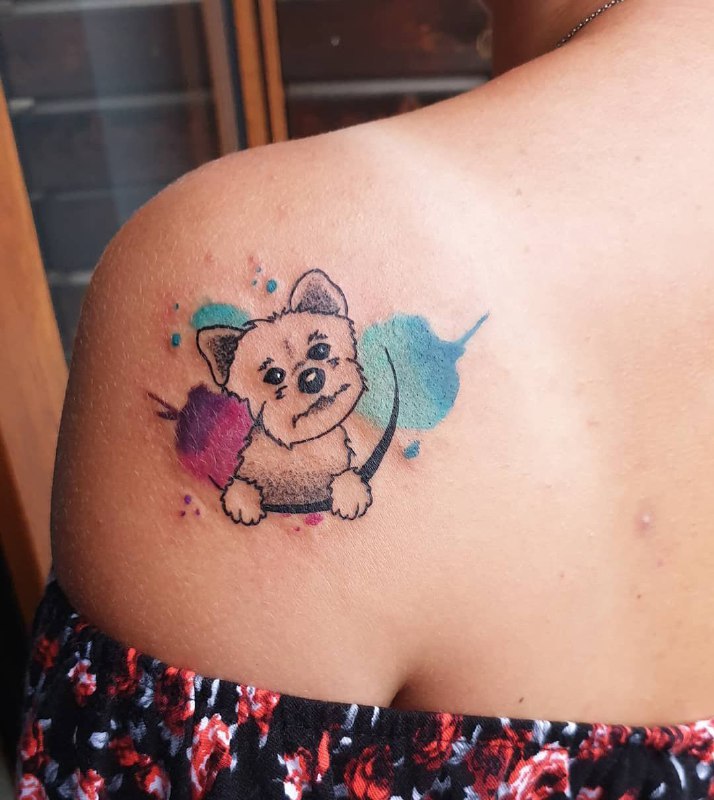 15 Yorkie Tattoo Ideas 42 15 Yorkie Tattoo Ideas 42