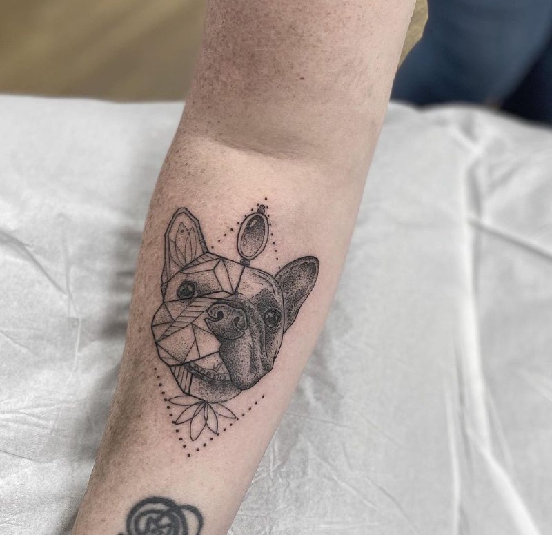 16 French Bulldog Tattoo Ideas 9