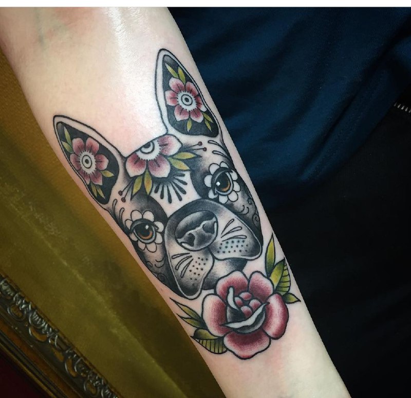 16 Boston Terrier Tattoo Ideas 11