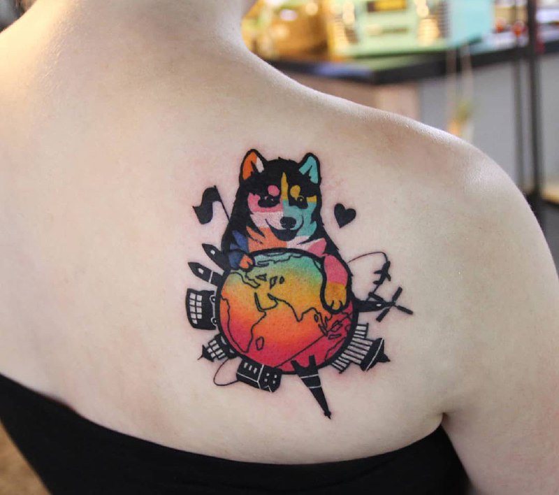 16 Husky Tattoo Ideas 9