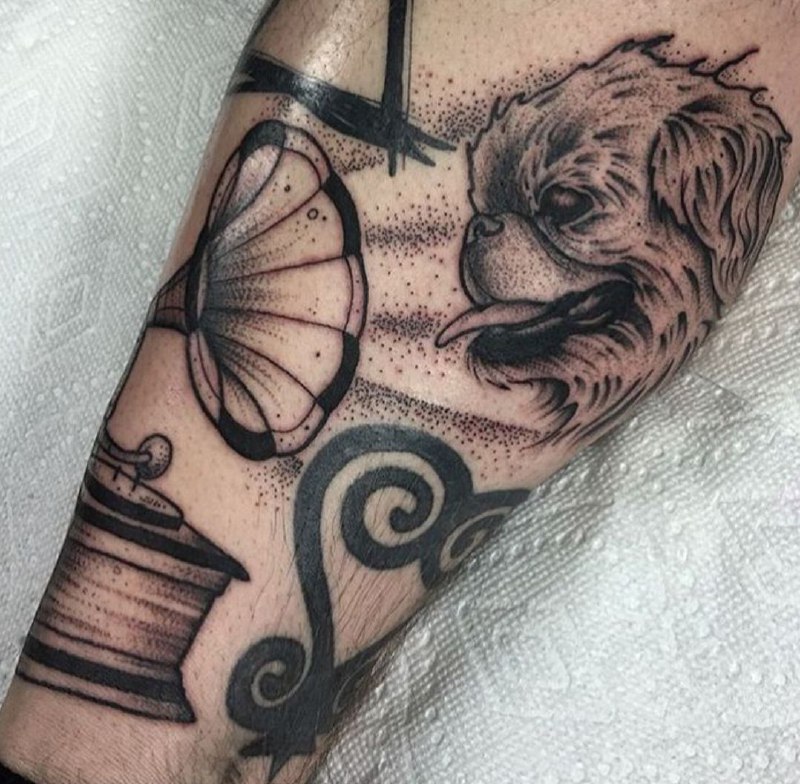 15 Ideas for Pekingese Tattoo 9