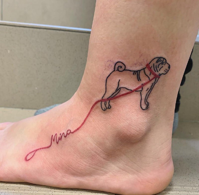 15 Ideas for Shar Pei Tattoo 9