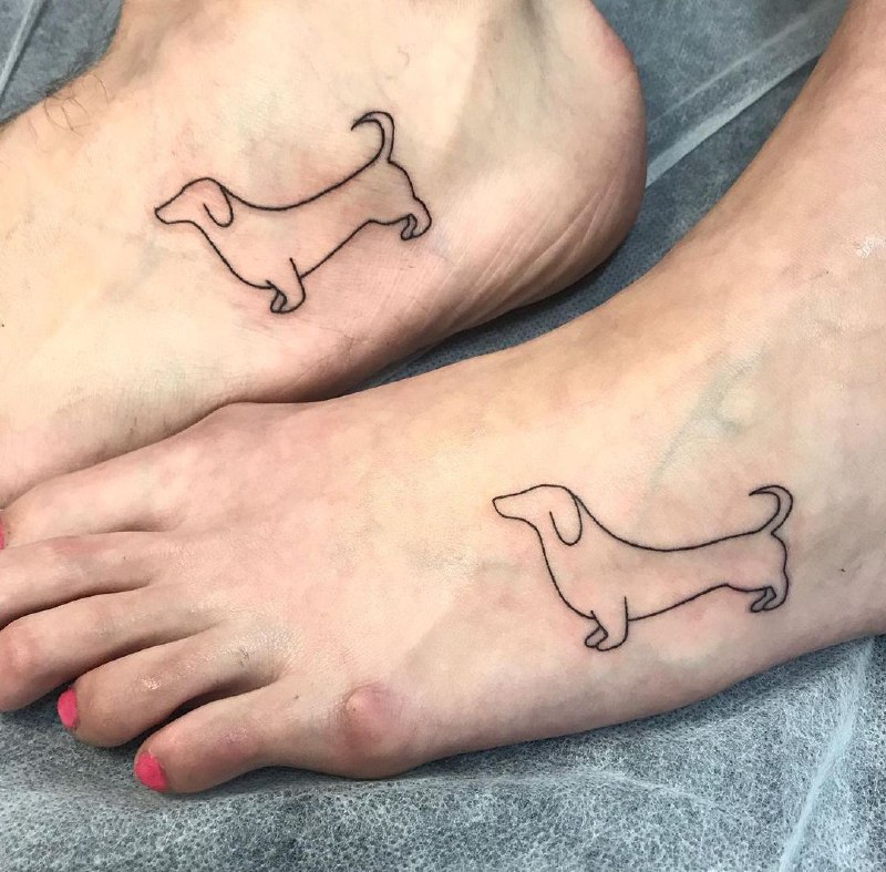 16 Dachshund Tattoo Ideas 45 16 Dachshund Tattoo Ideas 45