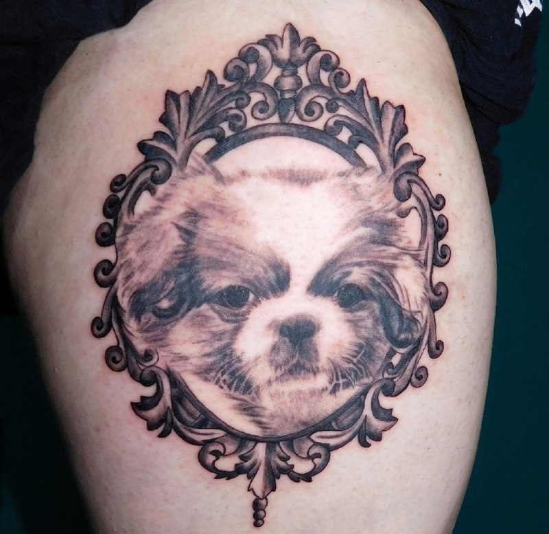 15 Ideas for Pekingese Tattoo 10