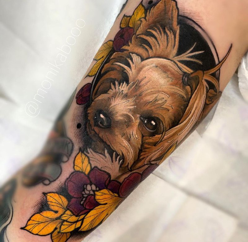 15 Yorkie Tattoo Ideas 44 15 Yorkie Tattoo Ideas 44