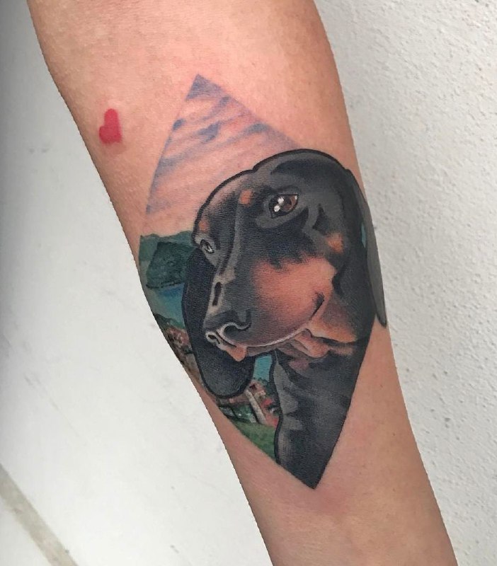 16 Dachshund Tattoo Ideas 47 16 Dachshund Tattoo Ideas 47