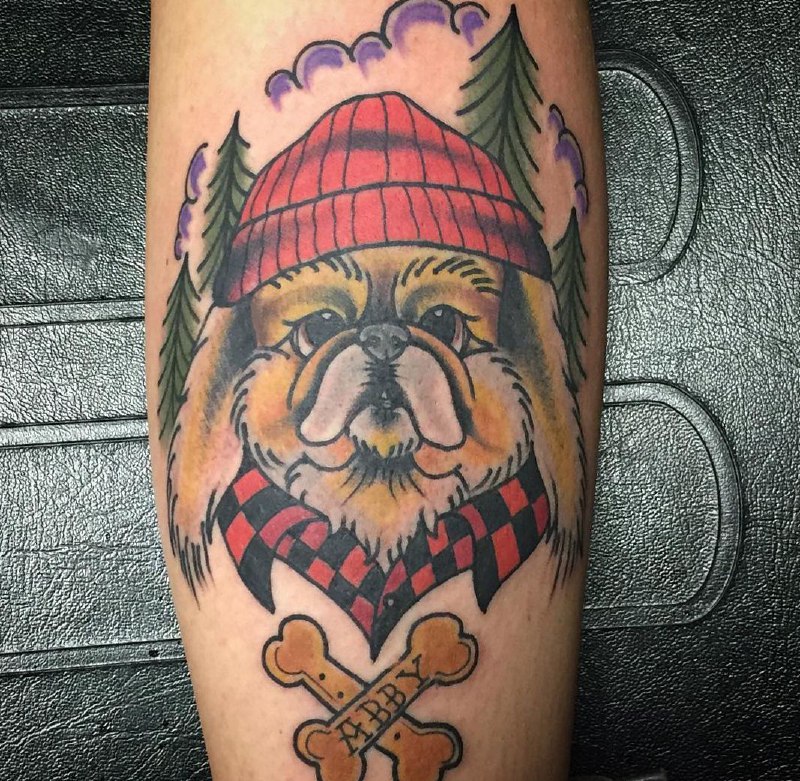 15 Ideas for Pekingese Tattoo 9