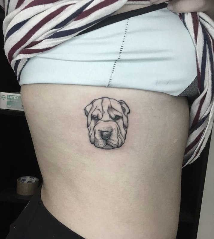 15 Ideas for Shar Pei Tattoo 9