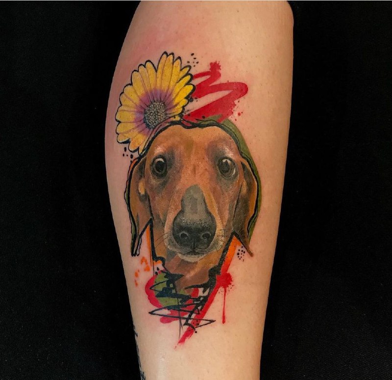 16 Dachshund Tattoo Ideas 48 16 Dachshund Tattoo Ideas 48