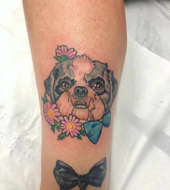 15 Ideas for Shih Tzu Tattoo 10