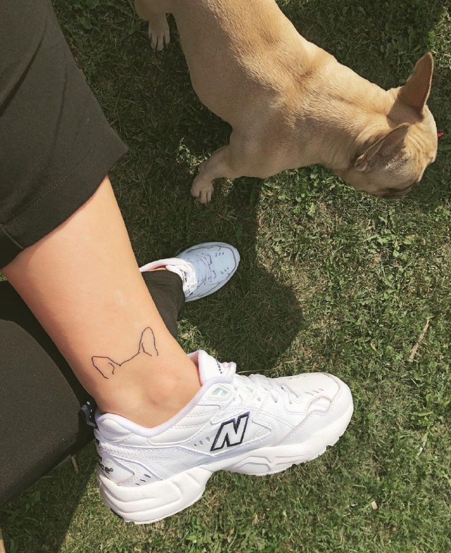 16 French Bulldog Tattoo Ideas 11