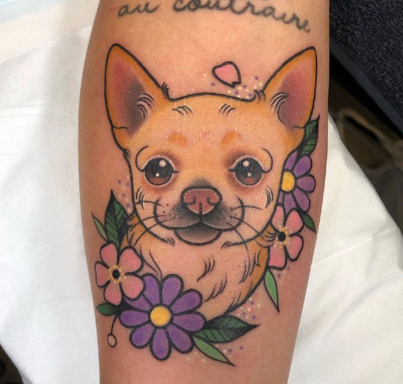 15 Chihuahua Tattoo Ideas 34 15 Chihuahua Tattoo Ideas 34