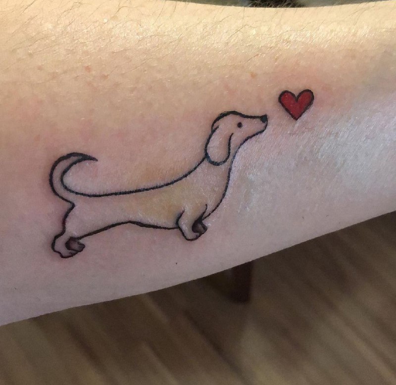 16 Dachshund Tattoo Ideas 38 16 Dachshund Tattoo Ideas 38