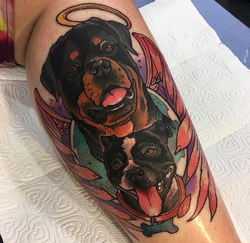 15 Ideas for a Rottweiler Tattoo 9