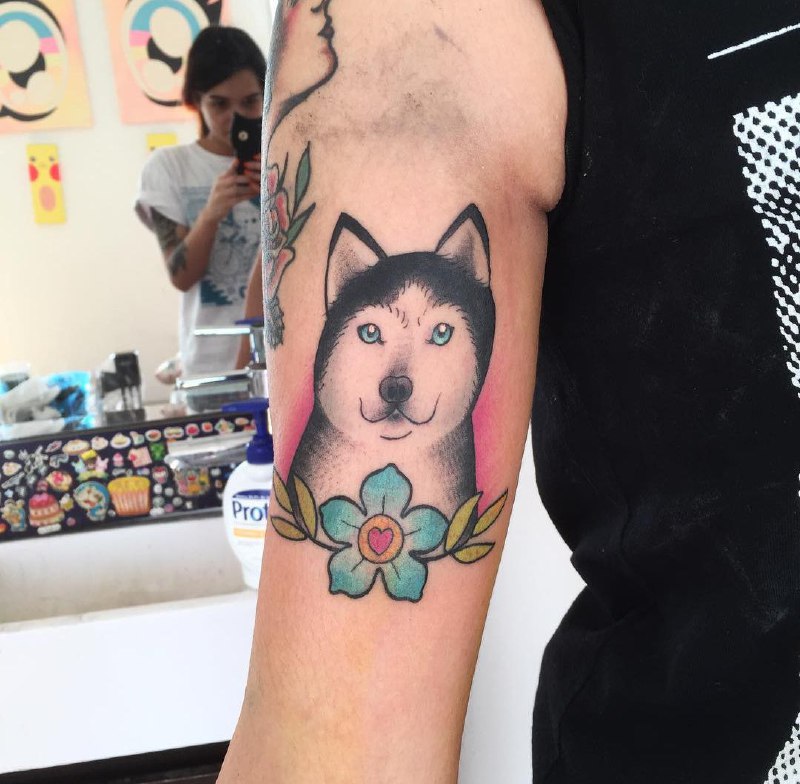 16 Husky Tattoo Ideas 10