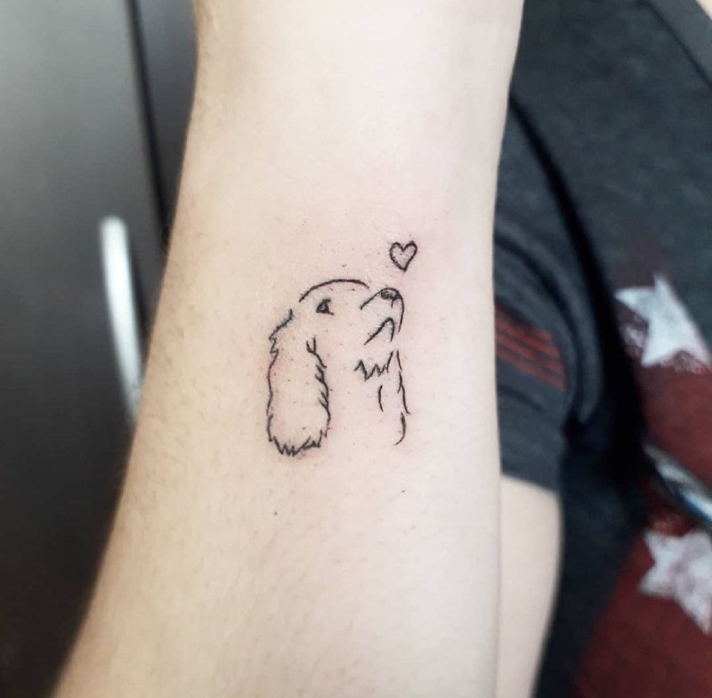 15 Cocker Spaniel Tattoo Ideas 10