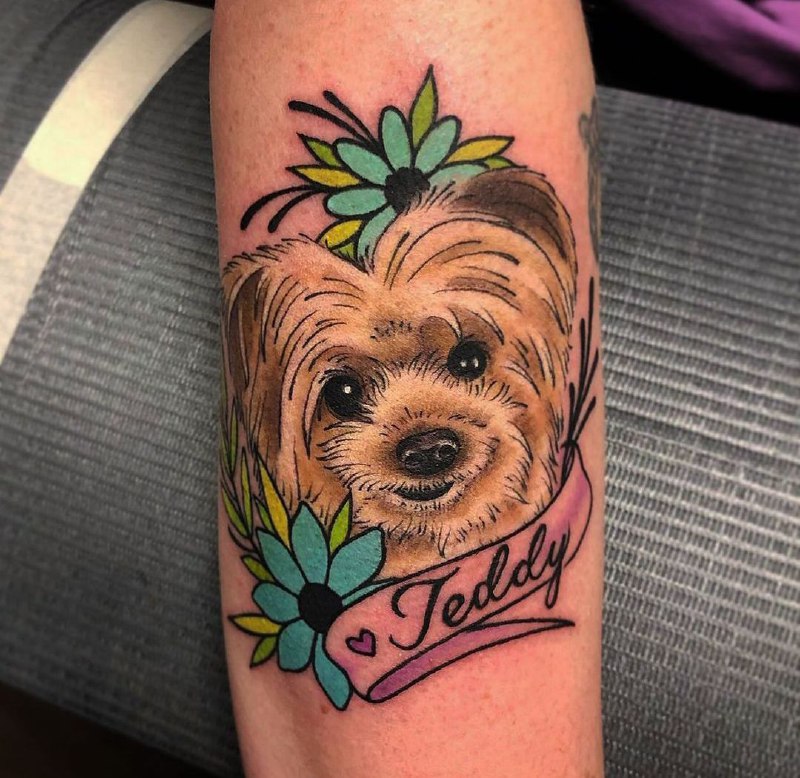 15 Yorkie Tattoo Ideas 37 15 Yorkie Tattoo Ideas 37