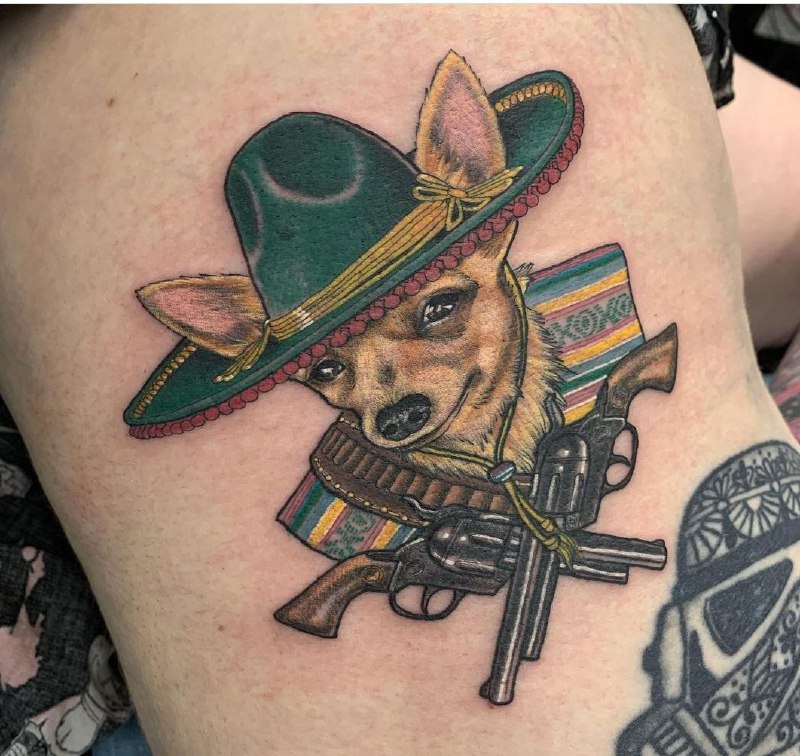 15 Chihuahua Tattoo Ideas 38 15 Chihuahua Tattoo Ideas 38