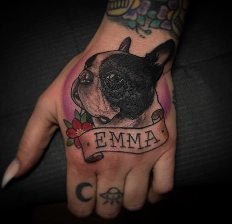 16 Boston Terrier Tattoo Ideas 10