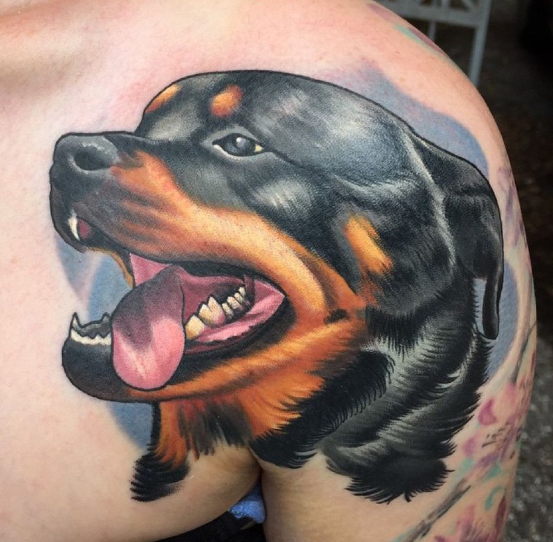 15 Ideas for a Rottweiler Tattoo 11