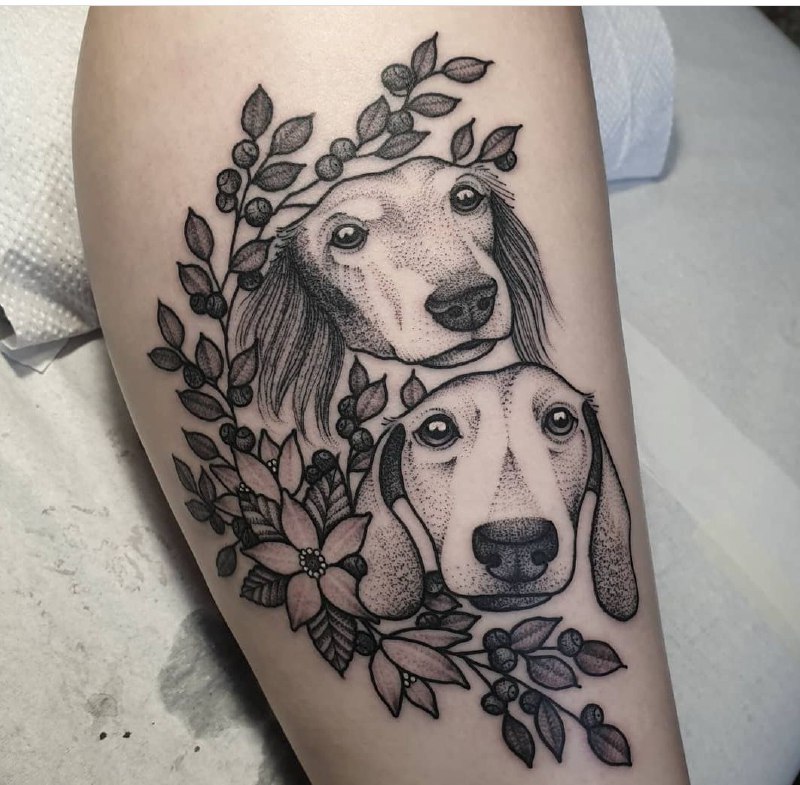 16 Dachshund Tattoo Ideas 41 16 Dachshund Tattoo Ideas 41