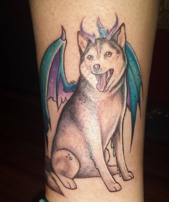 16 Husky Tattoo Ideas 9