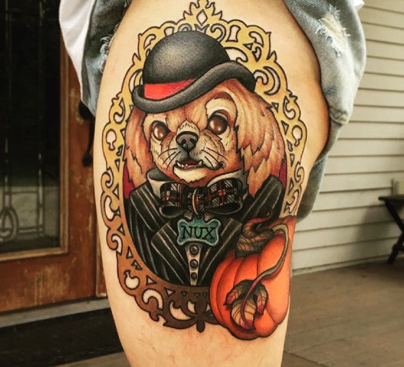 15 Ideas for Pekingese Tattoo 9