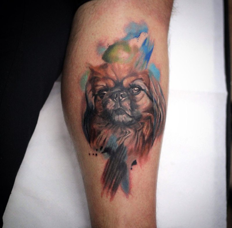 15 Ideas for Pekingese Tattoo 11