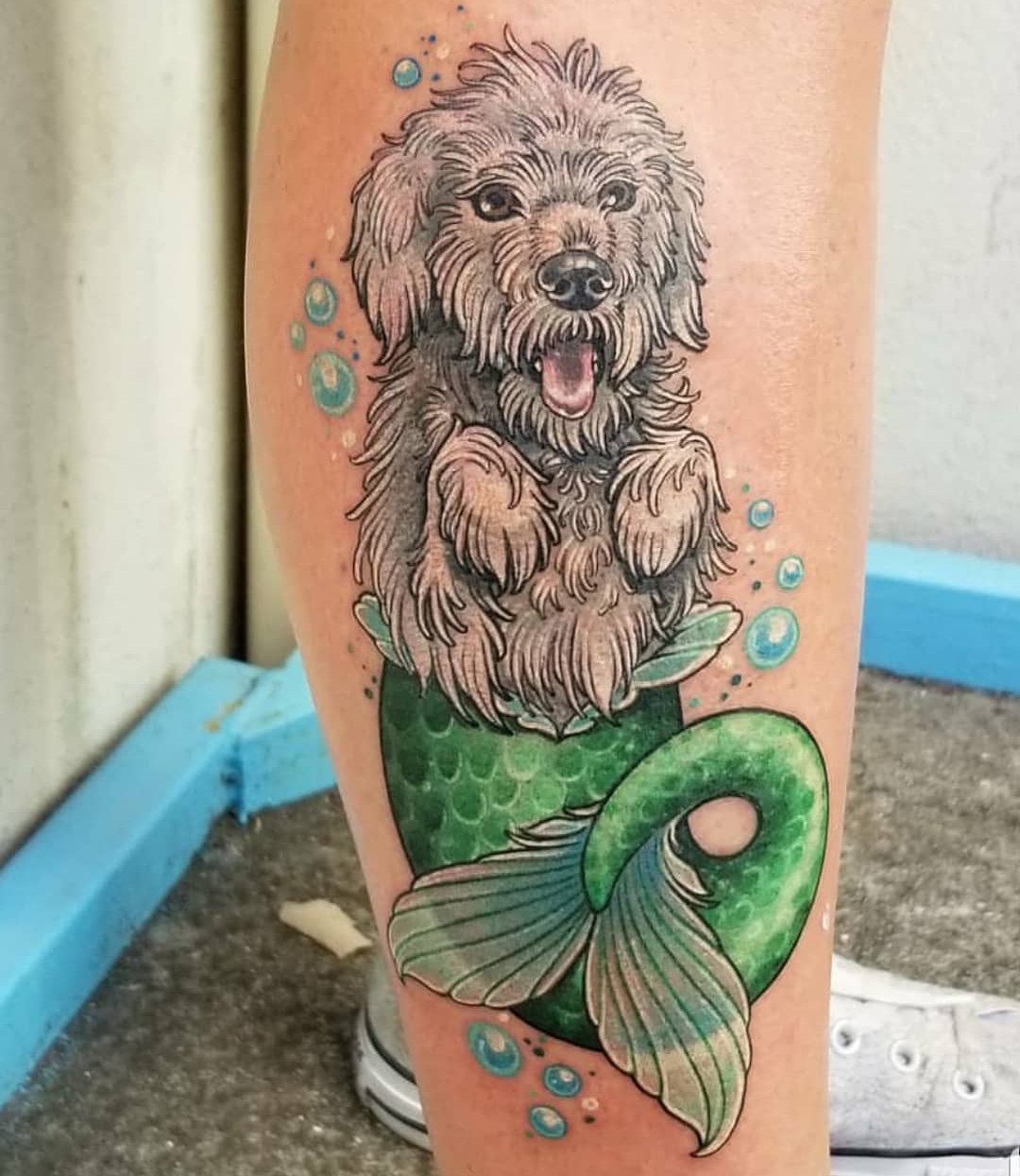 15 Labradoodle Tattoo Ideas 10
