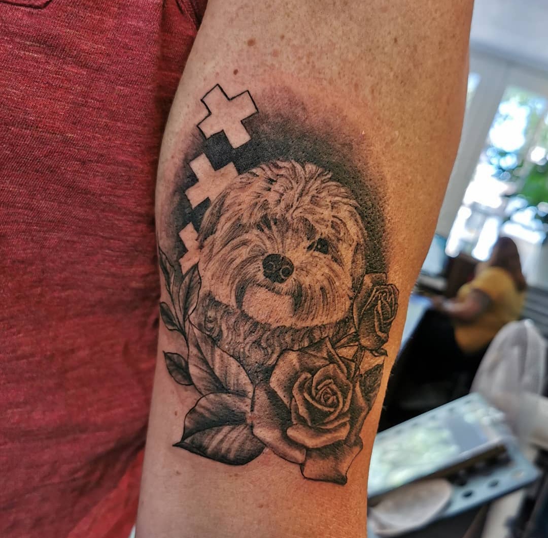15 Labradoodle Tattoo Ideas 9