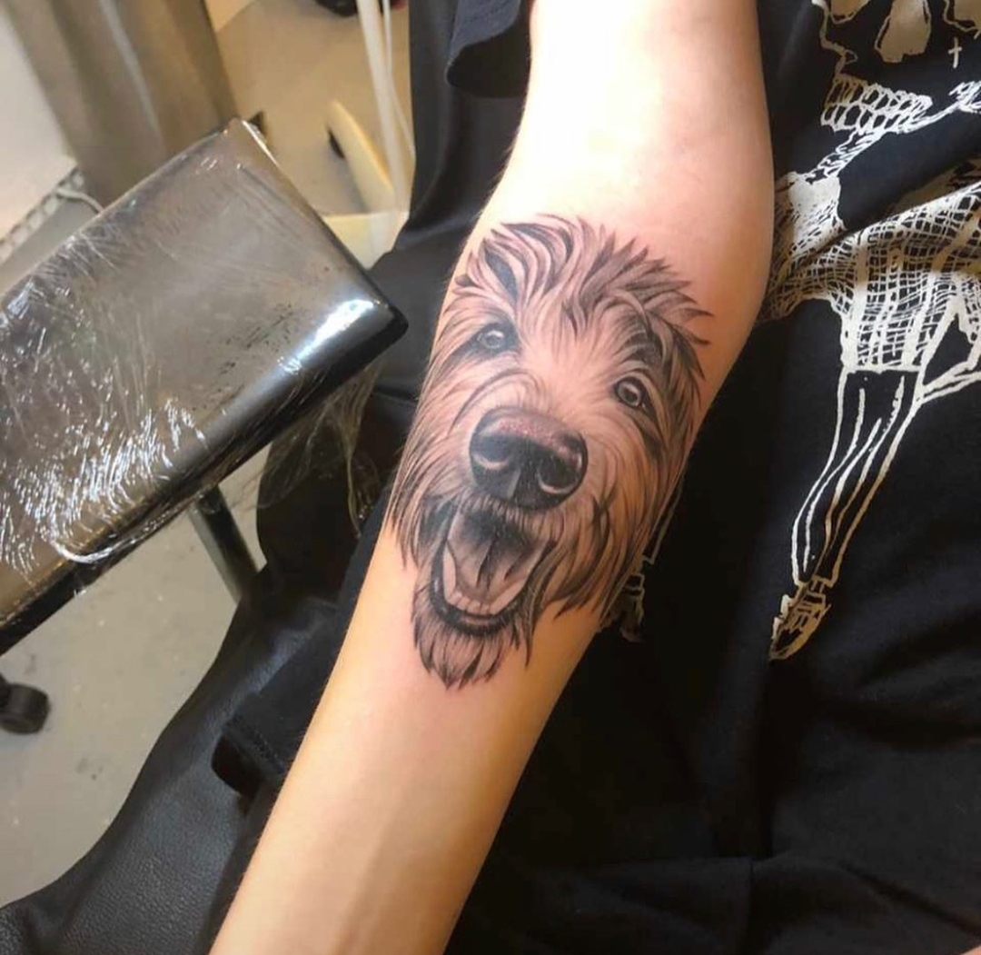 15 Labradoodle Tattoo Ideas 10